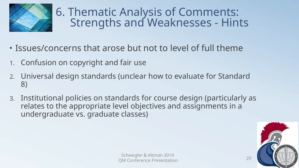 Research Analysis of Faculty Peer Review Comments - slide 29 of 50