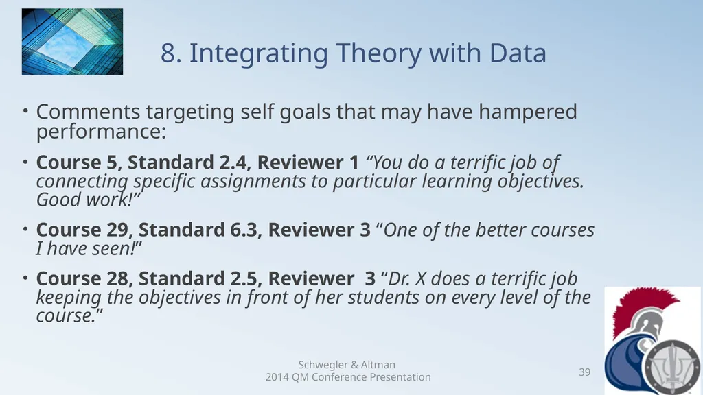 Research Analysis of Faculty Peer Review Comments - slide 39 of 50