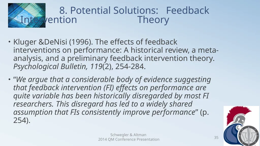 Research Analysis of Faculty Peer Review Comments - slide 35 of 50