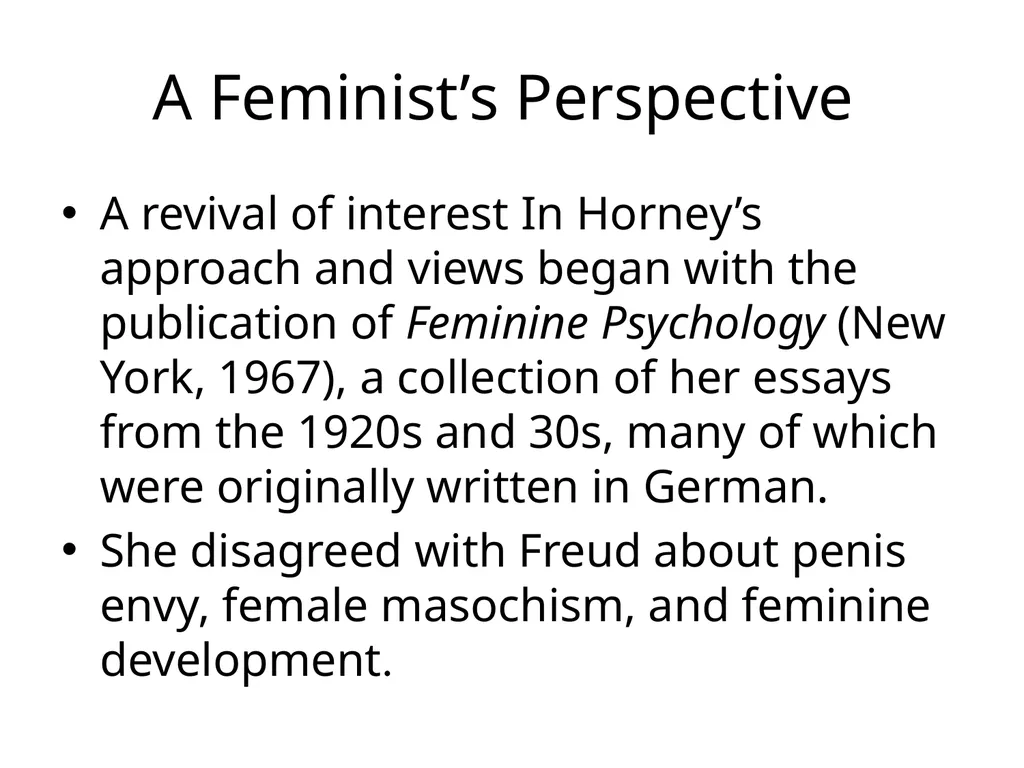 Karen Danielsen Horney Horney was a powerful - slide 11 of 18