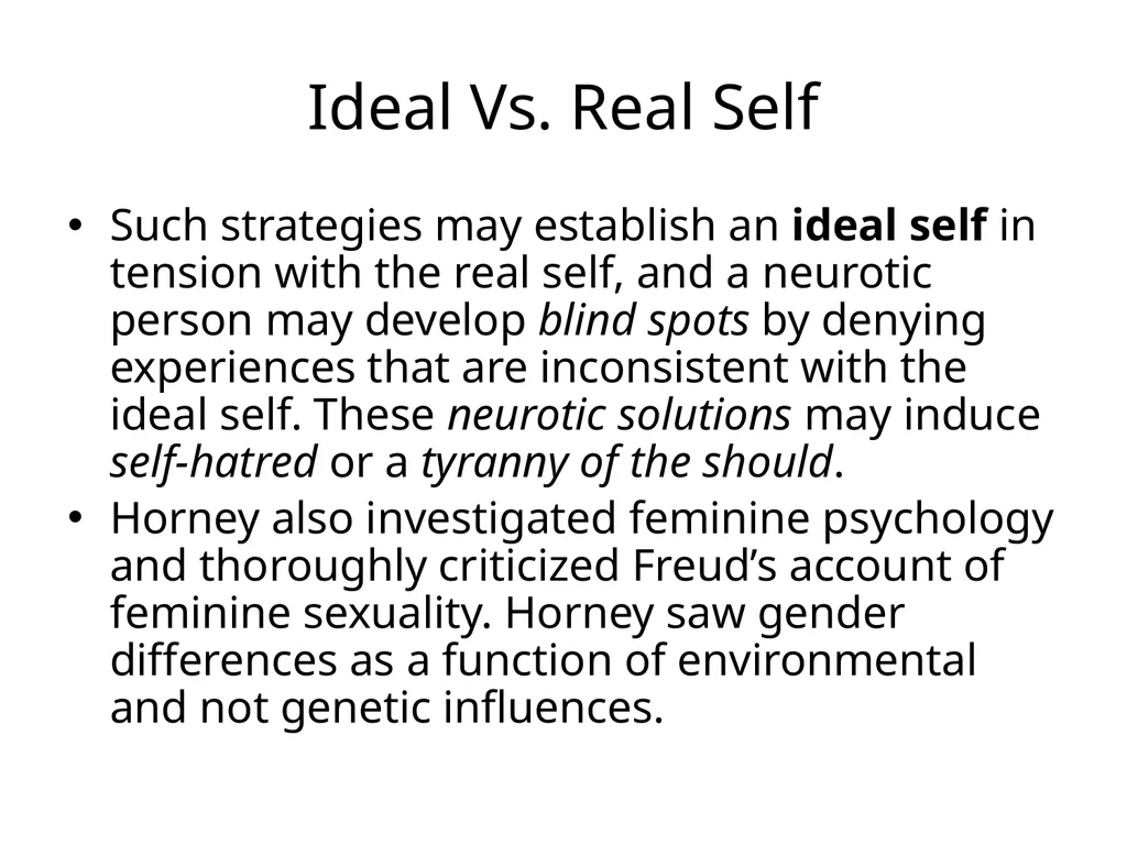 Karen Danielsen Horney Horney was a powerful - slide 10 of 18