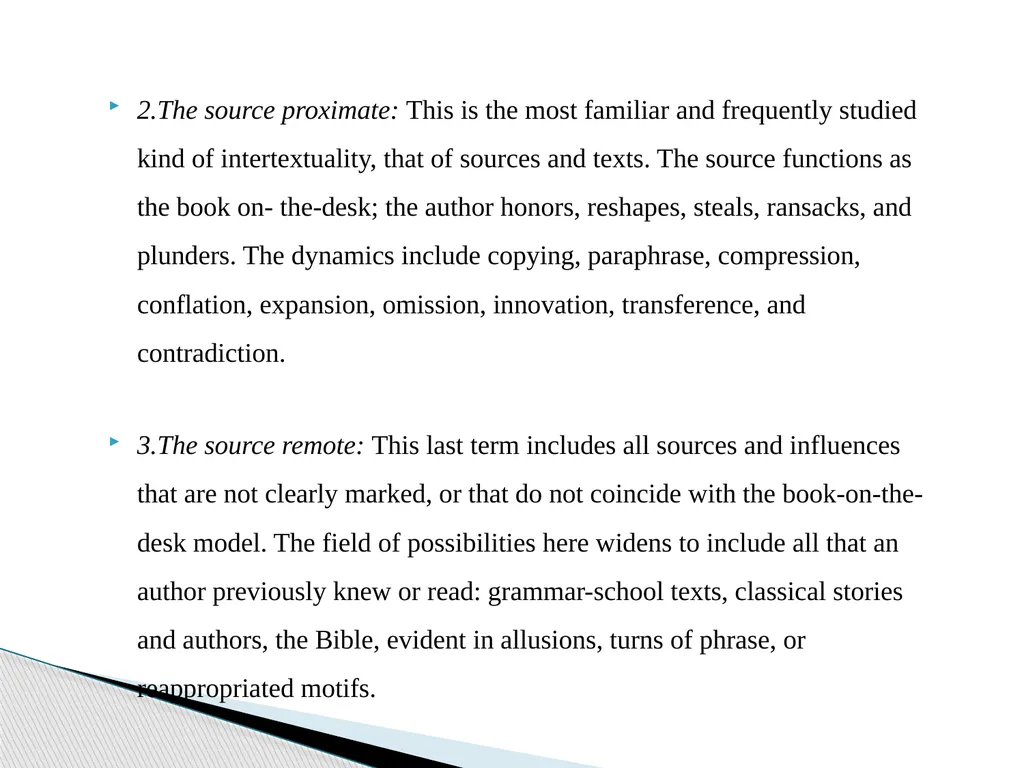 Seven types of intertextuality This article is a - slide 14 of 26