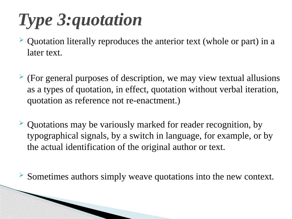 Seven types of intertextuality This article is a - slide 12 of 26