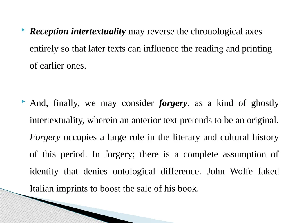 Seven types of intertextuality This article is a - slide 25 of 26
