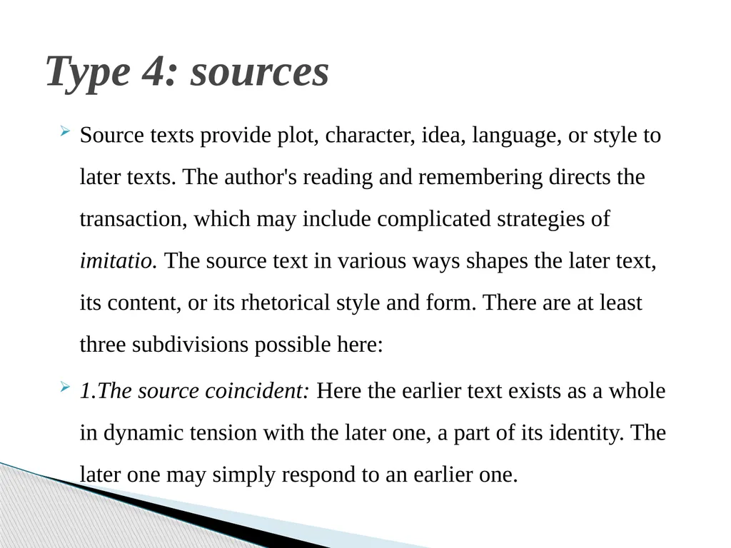 Seven types of intertextuality This article is a - slide 13 of 26