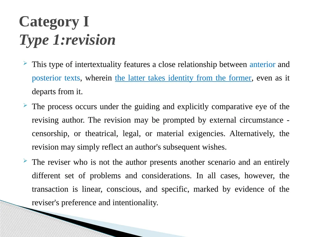 Seven types of intertextuality This article is a - slide 8 of 26