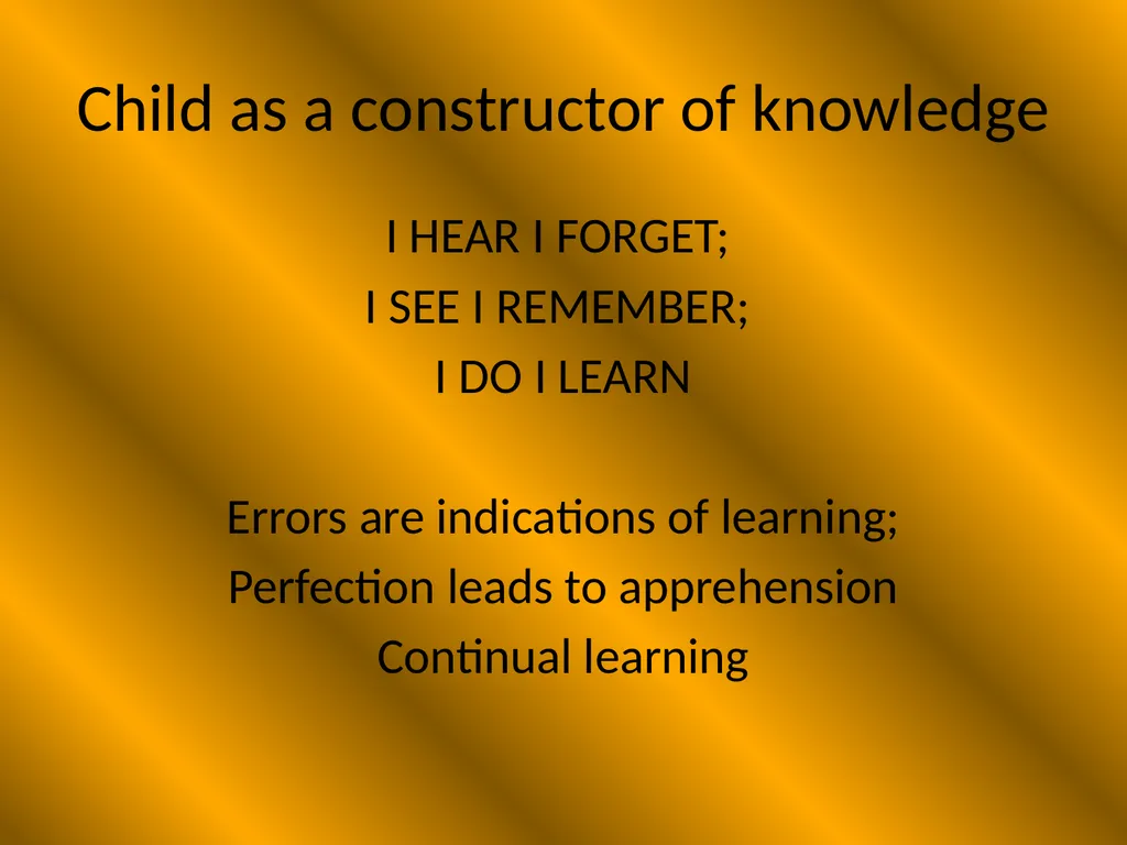 Language Pedagogy If we know how children learn or - slide 34 of 35