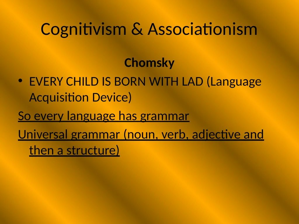 Language Pedagogy If we know how children learn or - slide 17 of 35