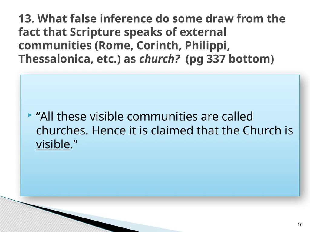 The Proper Distinction Between Law and Gospel by - slide 16 of 27