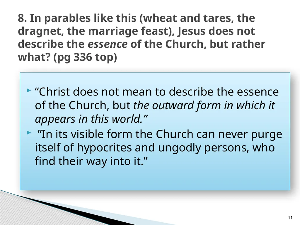 The Proper Distinction Between Law and Gospel by - slide 11 of 27