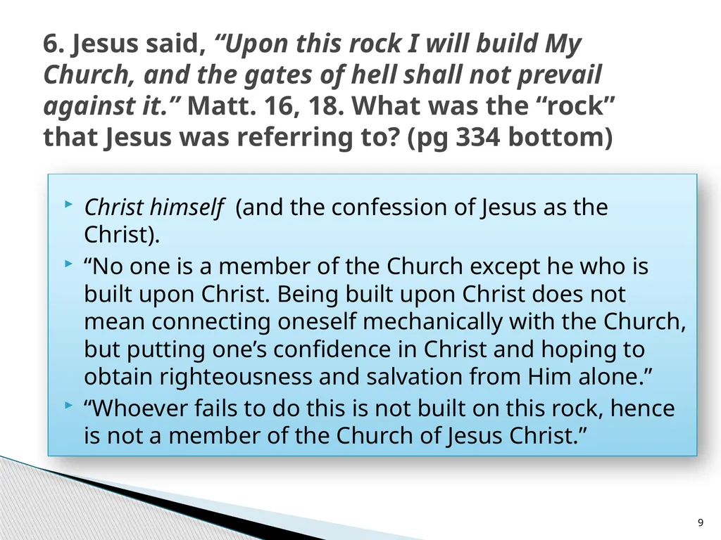 The Proper Distinction Between Law and Gospel by - slide 9 of 27