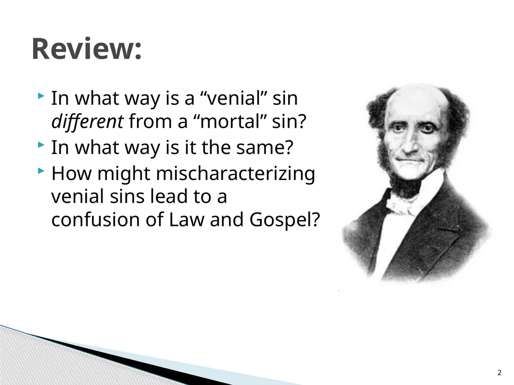 The Proper Distinction Between Law and Gospel by - slide 2 of 27