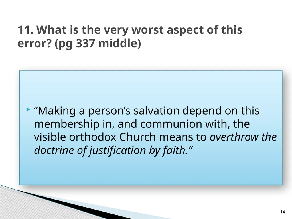 The Proper Distinction Between Law and Gospel by - slide 14 of 27