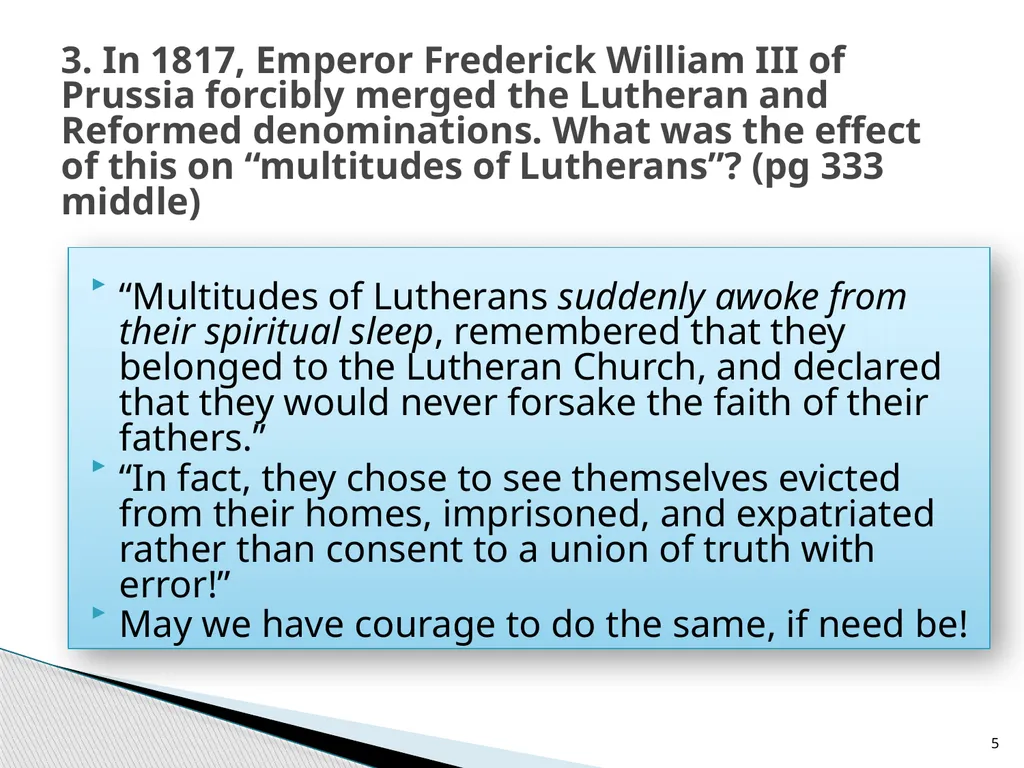 The Proper Distinction Between Law and Gospel by - slide 5 of 27