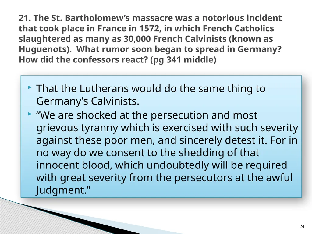 The Proper Distinction Between Law and Gospel by - slide 24 of 27