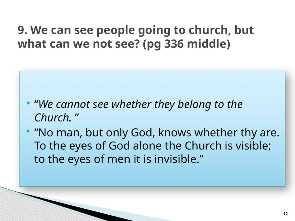 The Proper Distinction Between Law and Gospel by - slide 12 of 27