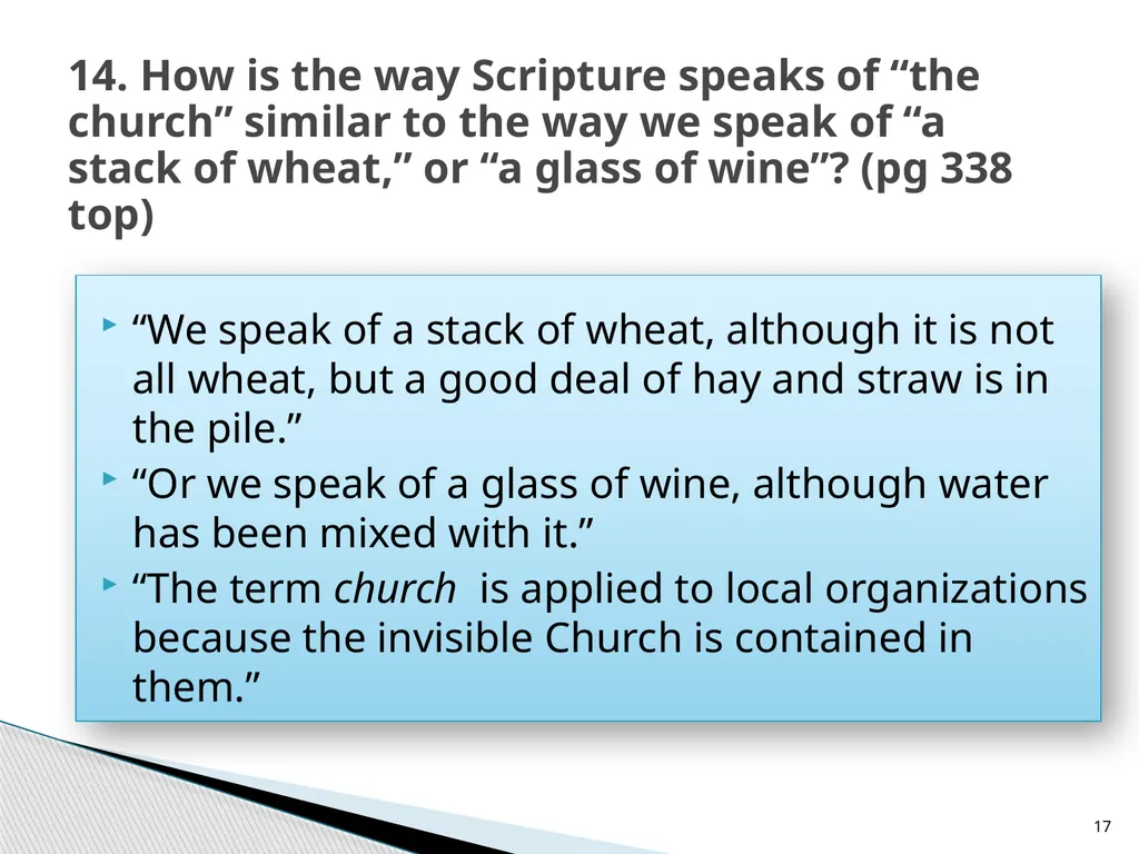 The Proper Distinction Between Law and Gospel by - slide 17 of 27
