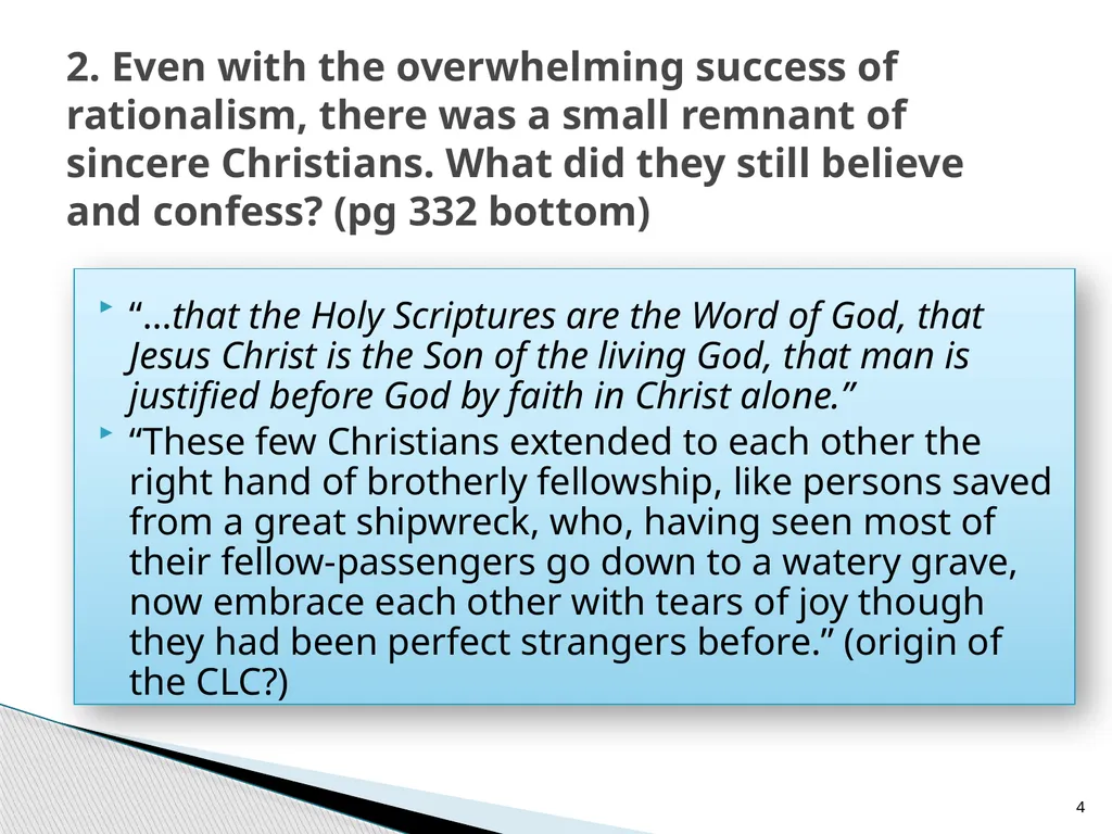 The Proper Distinction Between Law and Gospel by - slide 4 of 27