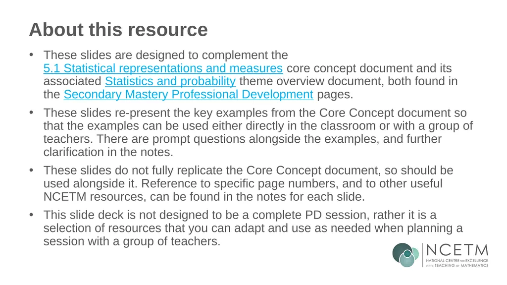 KS3 Mastery PD Materials: Exemplified Key Ideas - slide 2 of 43