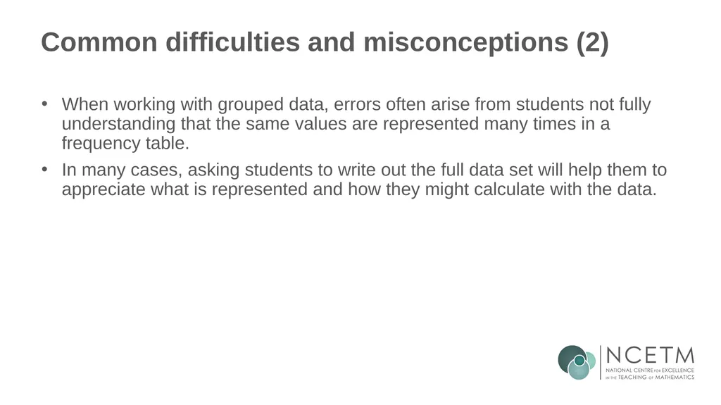 KS3 Mastery PD Materials: Exemplified Key Ideas - slide 14 of 43