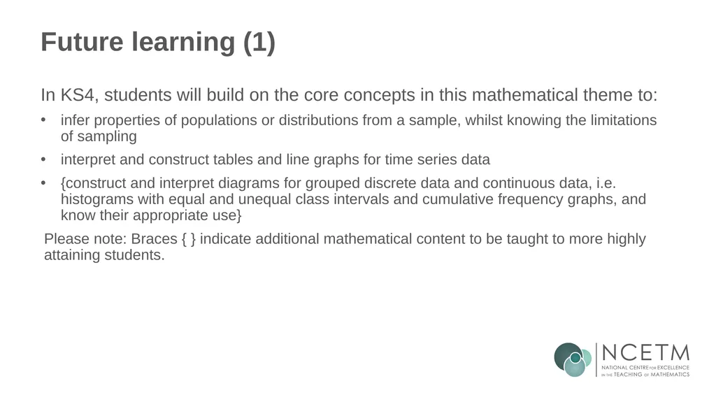 KS3 Mastery PD Materials: Exemplified Key Ideas - slide 41 of 43