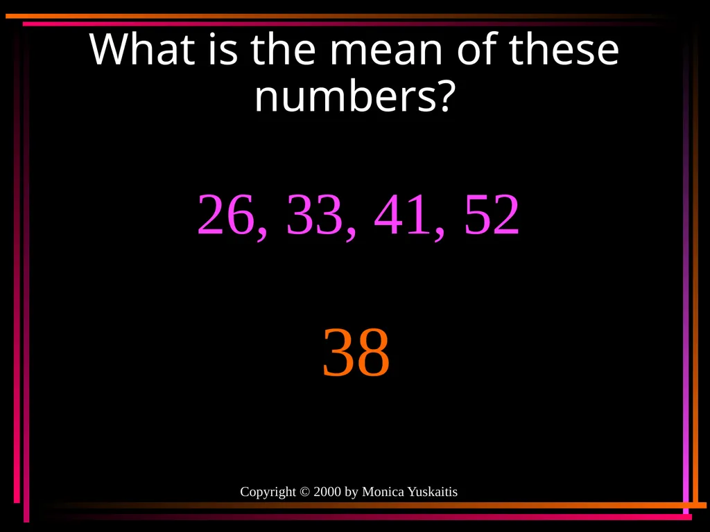Mean, Median, Mode & Range By Mr. Clutter VMS - slide 15 of 44