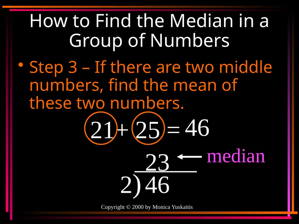 Mean, Median, Mode & Range By Mr. Clutter VMS - slide 22 of 44