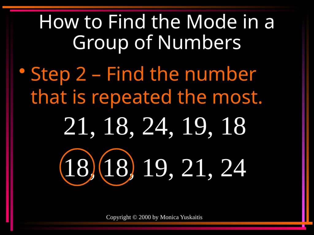 Mean, Median, Mode & Range By Mr. Clutter VMS - slide 31 of 44