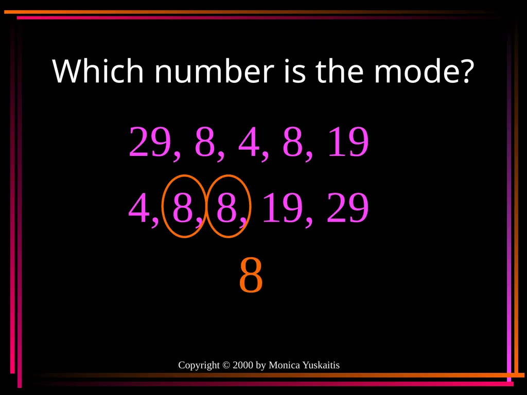 Mean, Median, Mode & Range By Mr. Clutter VMS - slide 32 of 44