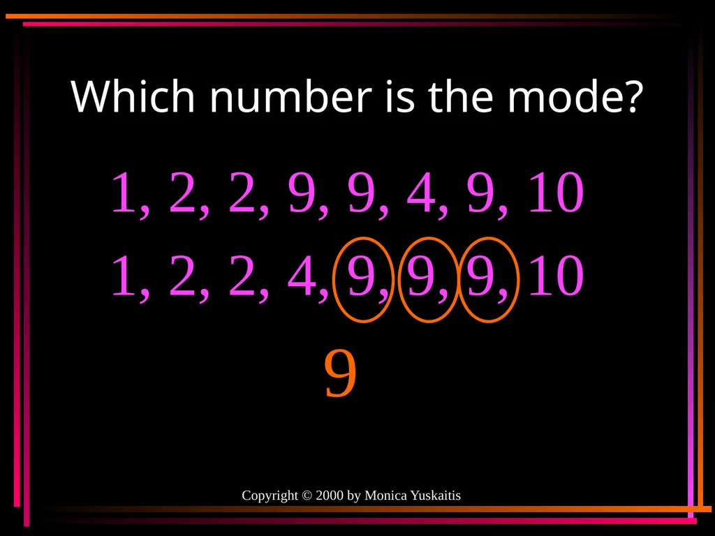 Mean, Median, Mode & Range By Mr. Clutter VMS - slide 33 of 44