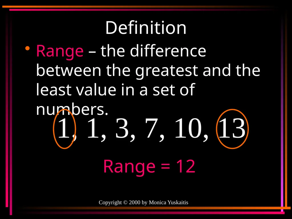 Mean, Median, Mode & Range By Mr. Clutter VMS - slide 36 of 44