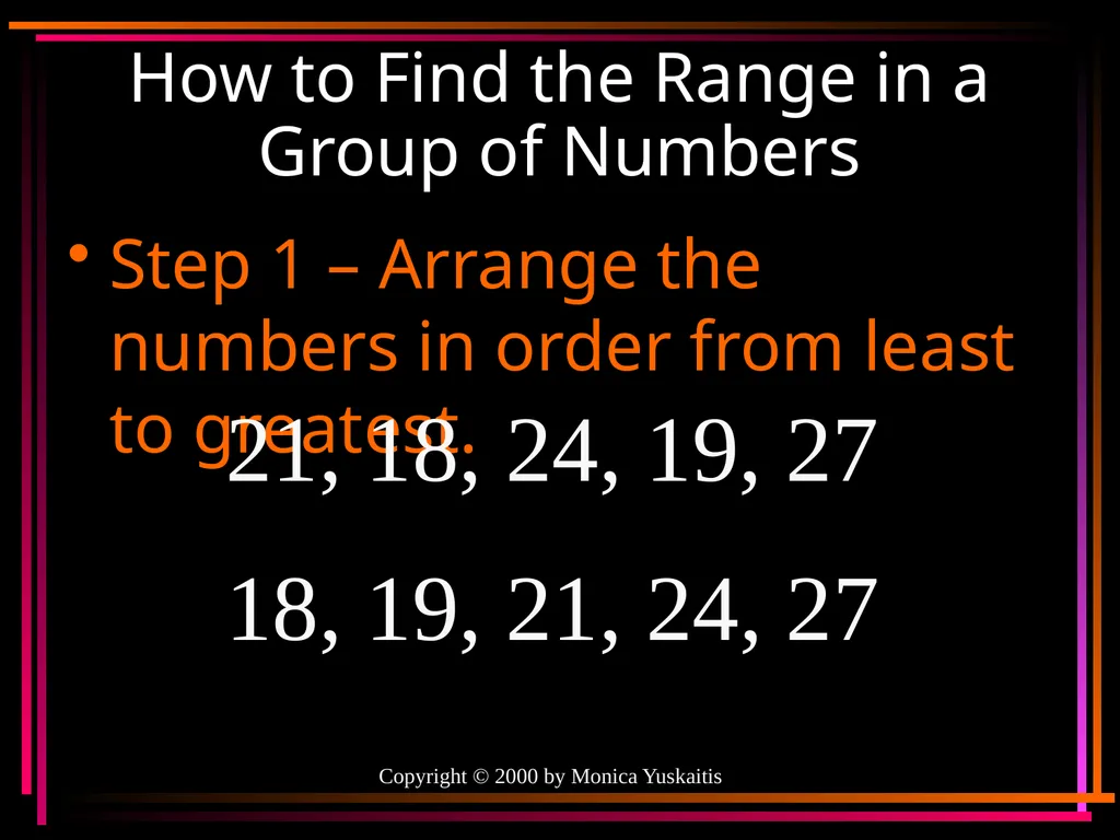 Mean, Median, Mode & Range By Mr. Clutter VMS - slide 37 of 44