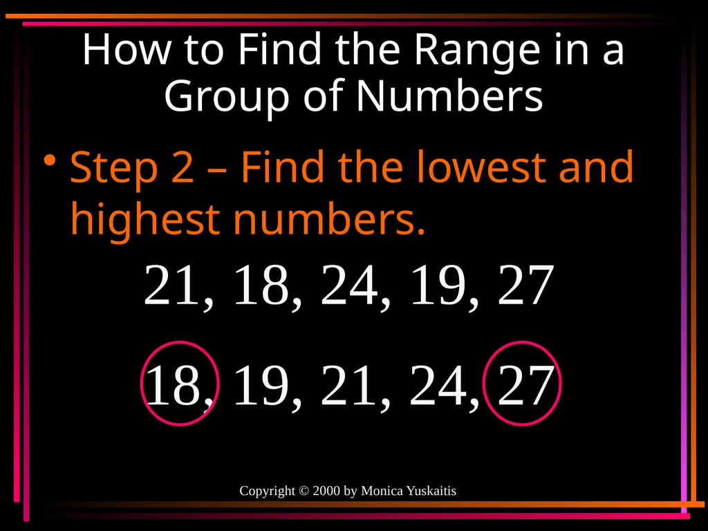 Mean, Median, Mode & Range By Mr. Clutter VMS - slide 38 of 44