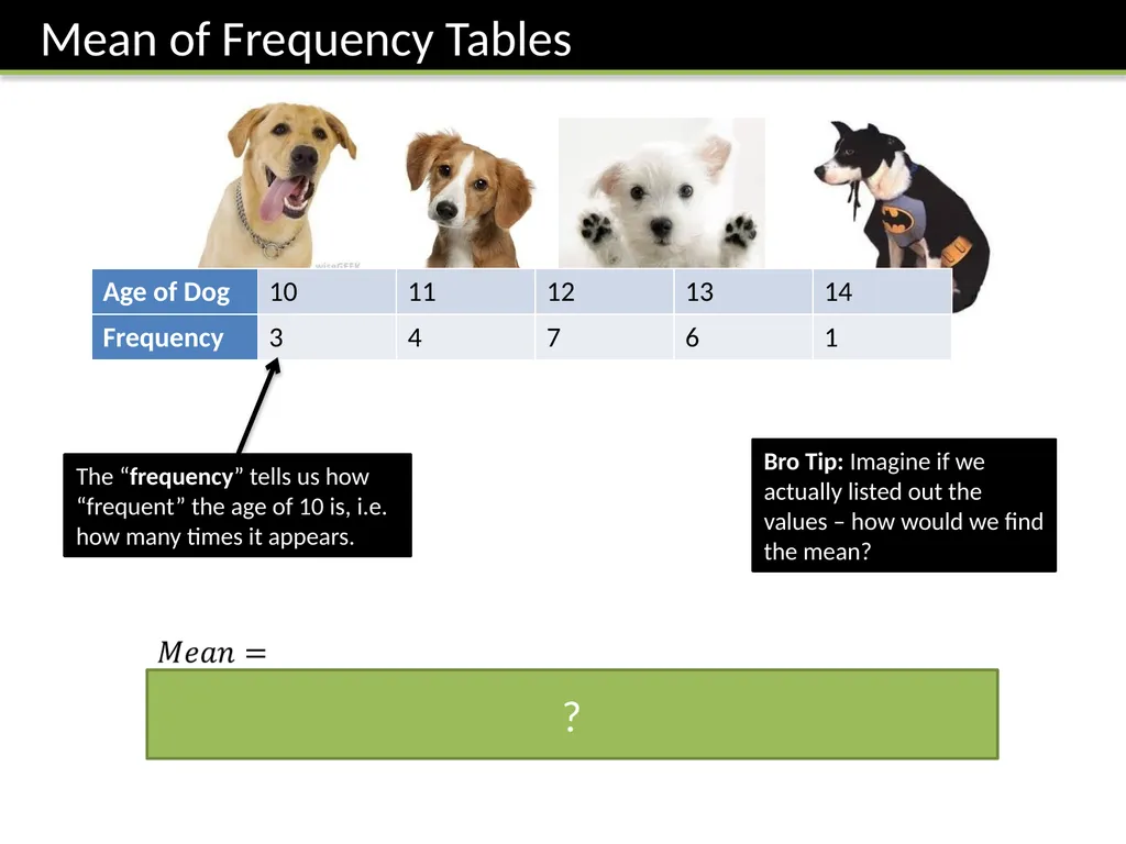 KS3 Mean, Mode, Range Dr J Frost - slide 9 of 14