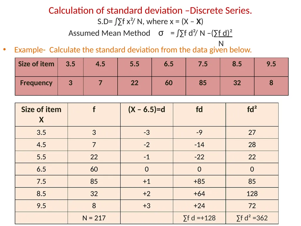 MEASURES OF DISPERSION Definition:-The degree to - slide 14 of 18