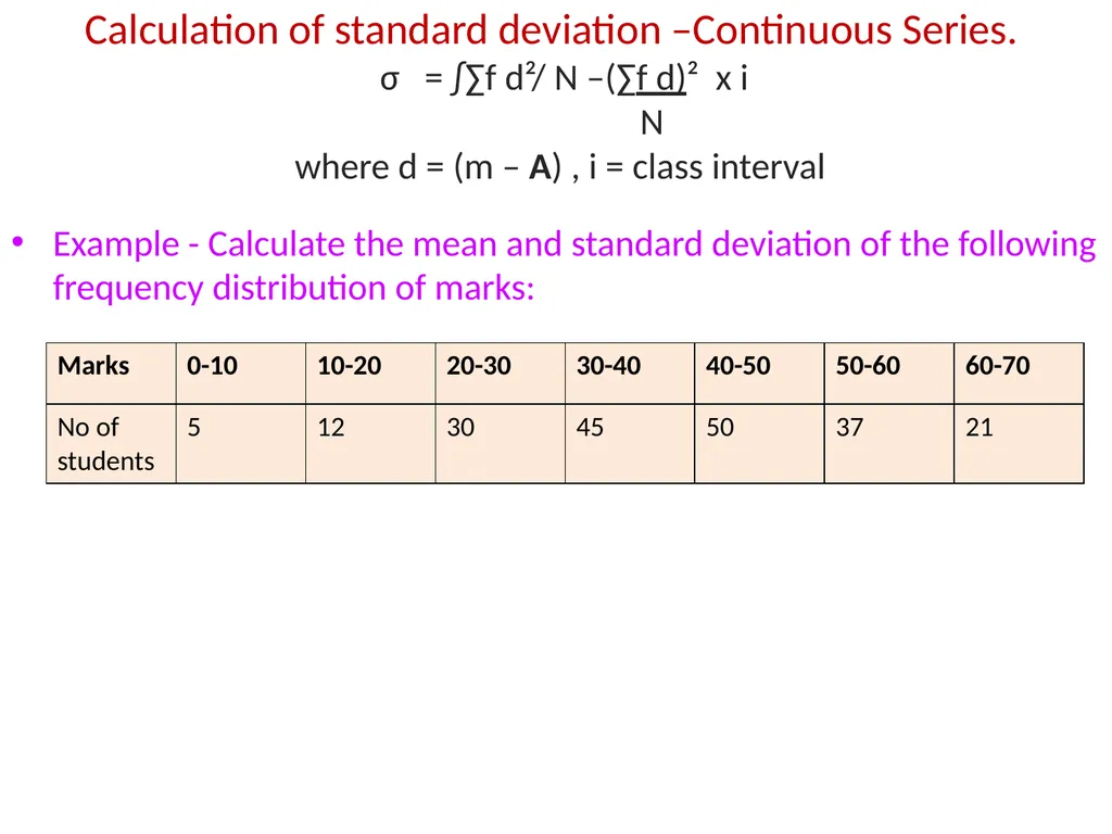 MEASURES OF DISPERSION Definition:-The degree to - slide 16 of 18
