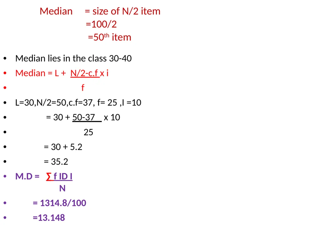 MEASURES OF DISPERSION Definition:-The degree to - slide 13 of 18