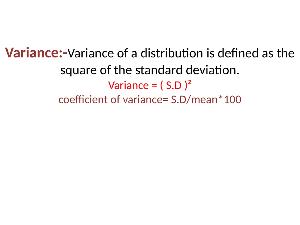 MEASURES OF DISPERSION Definition:-The degree to - slide 8 of 18
