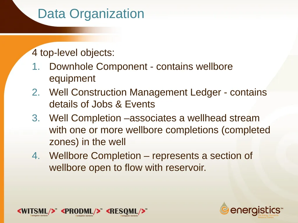 Completion Object Overview June 2013 WITSML/PRODML - slide 12 of 20
