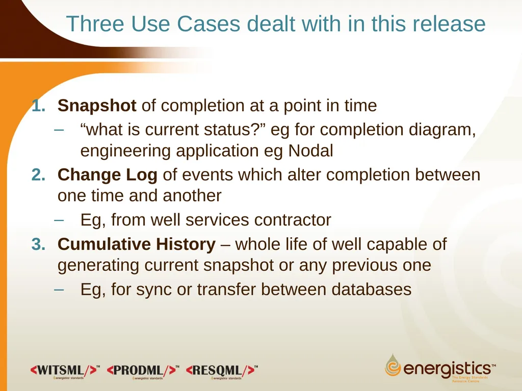 Completion Object Overview June 2013 WITSML/PRODML - slide 8 of 20