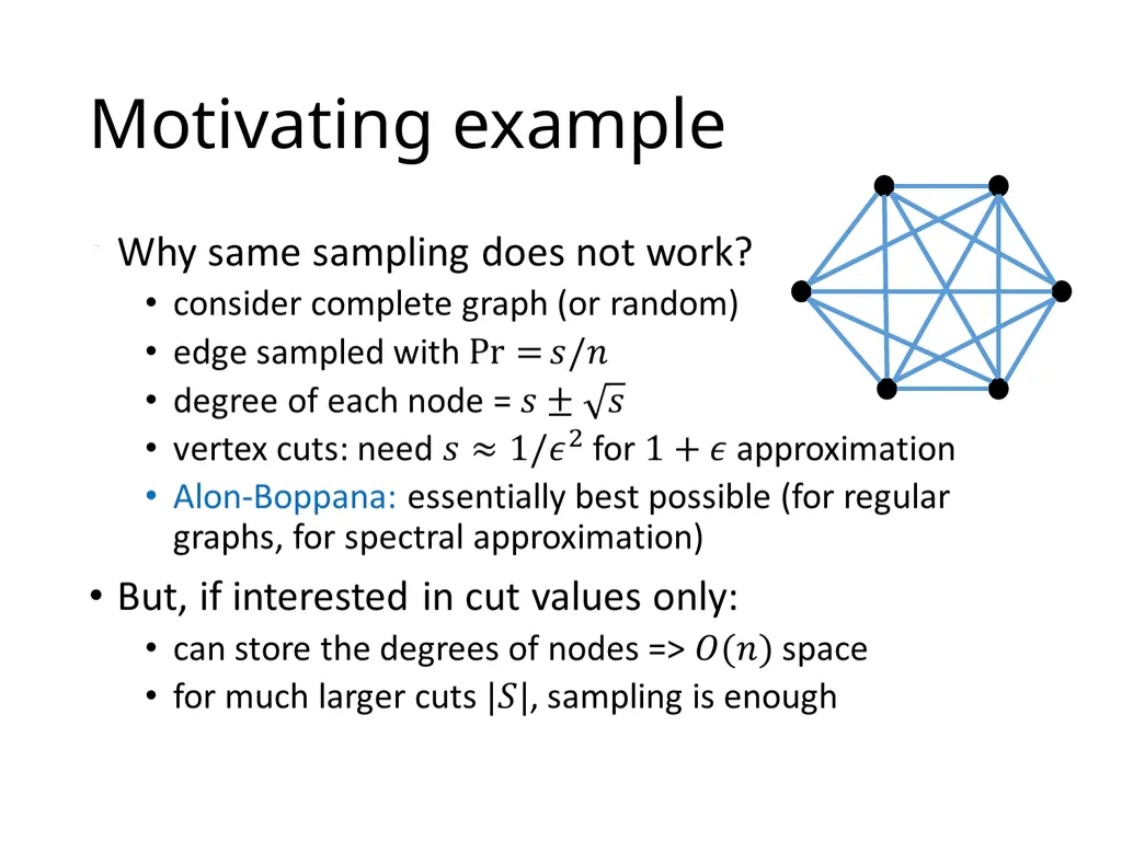 Sampling in Graphs Alexandr Andoni (Microsoft - slide 22 of 32