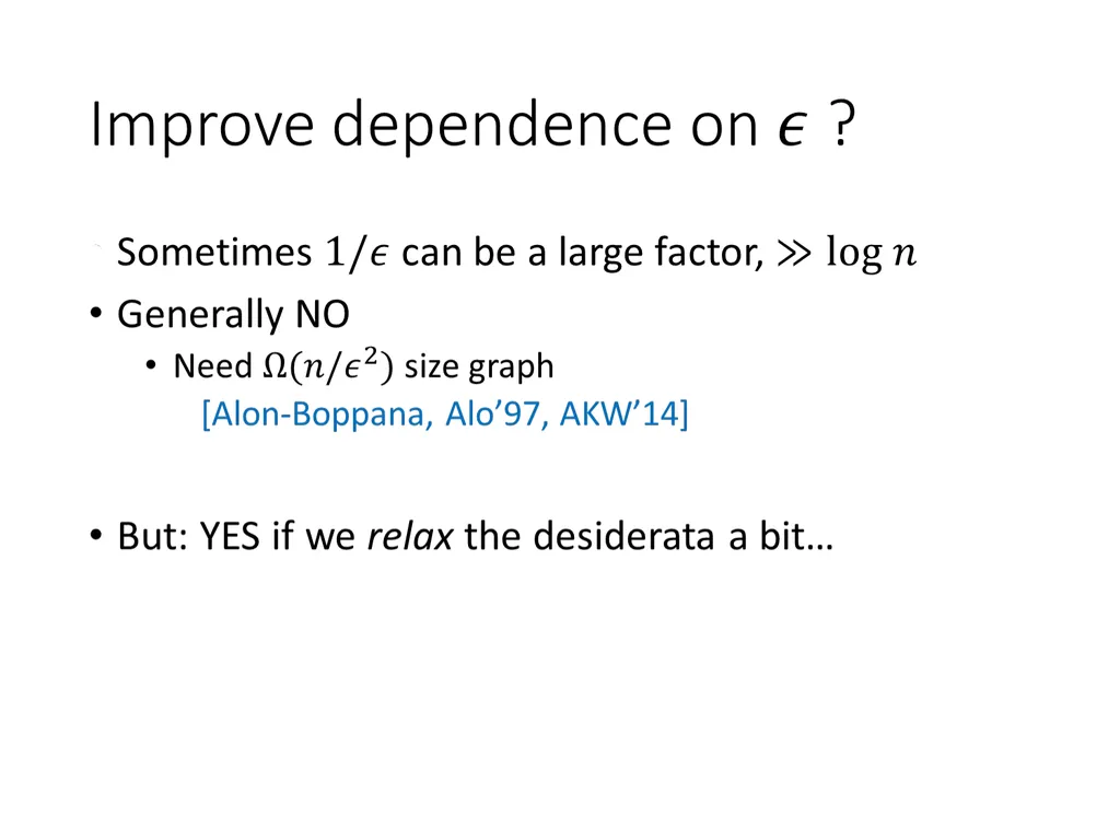 Sampling in Graphs Alexandr Andoni (Microsoft - slide 20 of 32