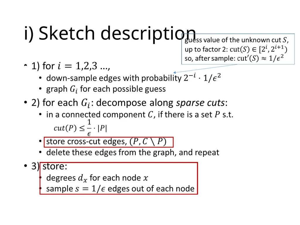 Sampling in Graphs Alexandr Andoni (Microsoft - slide 24 of 32