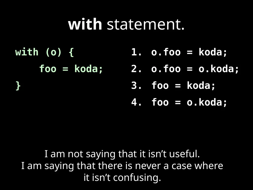 Effective JavaScript: Three Days of the Good Parts - slide 50 of 78