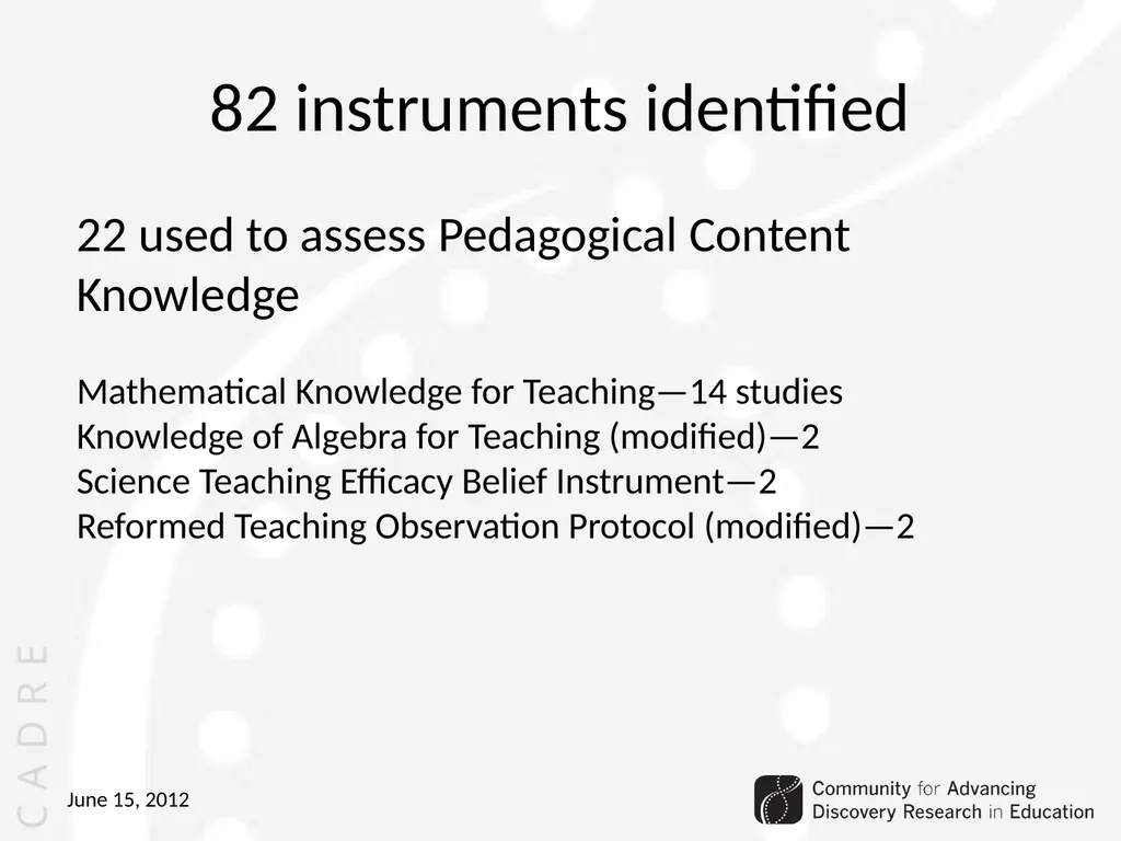 Community for Advancing Discovery Research in - slide 13 of 29