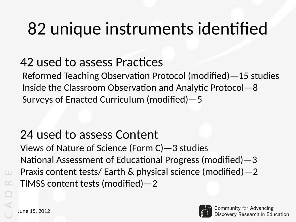 Community for Advancing Discovery Research in - slide 12 of 29