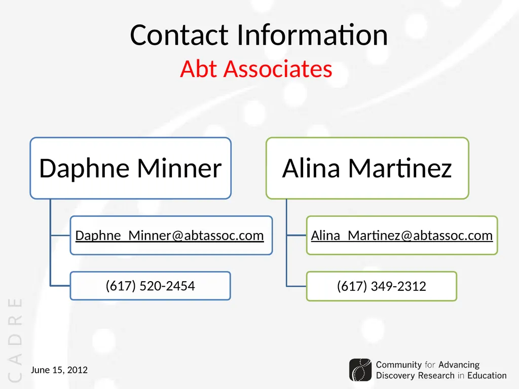 Community for Advancing Discovery Research in - slide 29 of 29