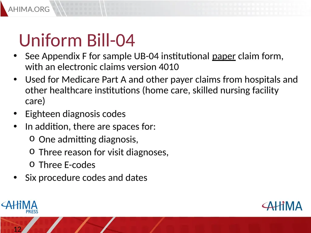 Basic ICD 10-CM/PCS and ICD-9-CM Coding, 2015 - slide 12 of 54