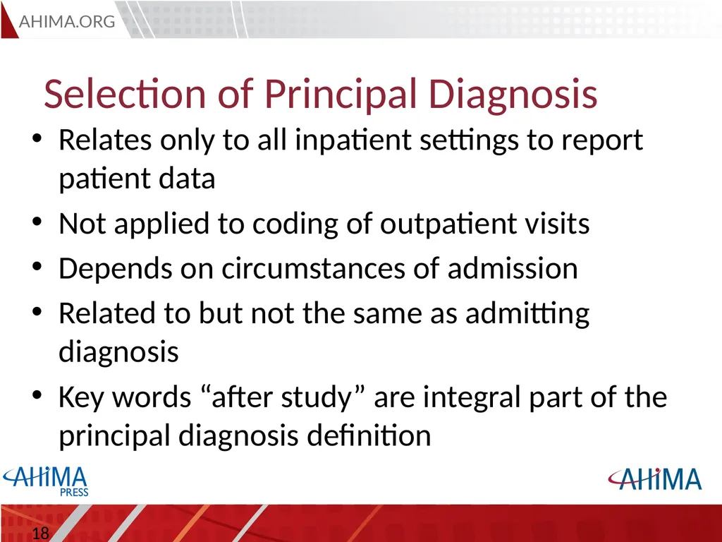 Basic ICD 10-CM/PCS and ICD-9-CM Coding, 2015 - slide 18 of 54