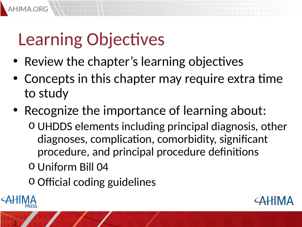 Basic ICD 10-CM/PCS and ICD-9-CM Coding, 2015 - slide 2 of 54